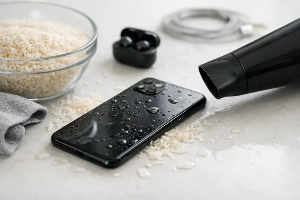 How to Dry a Water Damaged Phone Fast