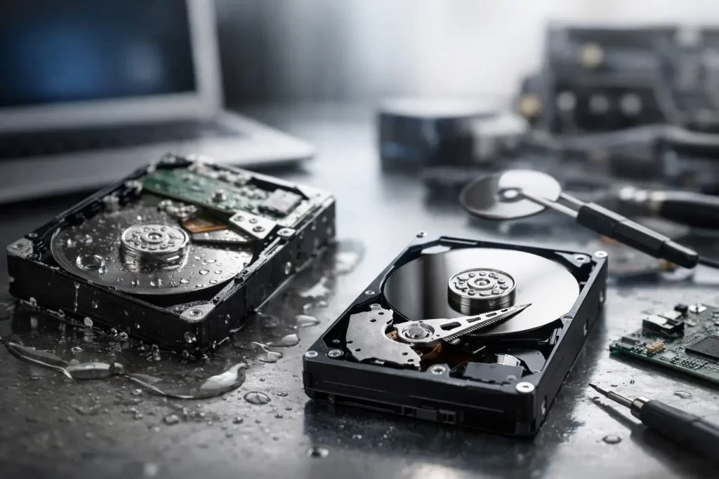 A Water Damage Data Recovery Example That Worked